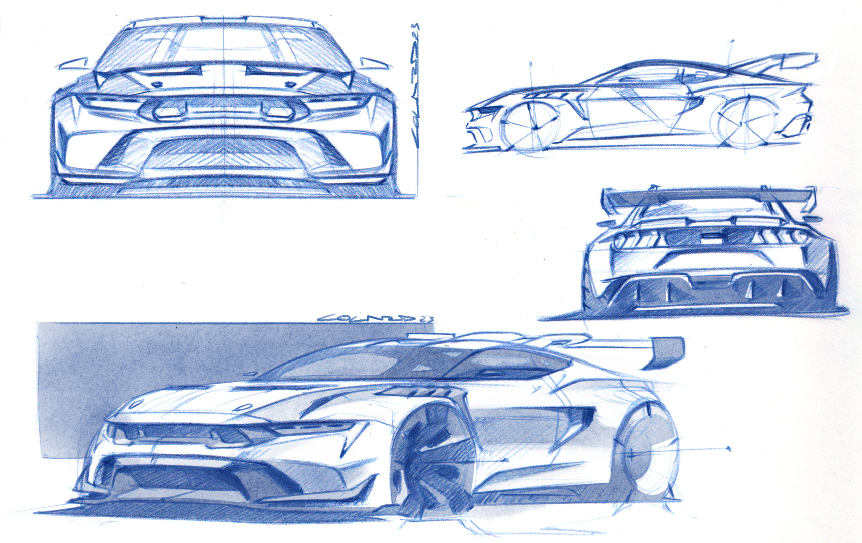 SMALL_Mustang GTD Sketch Board